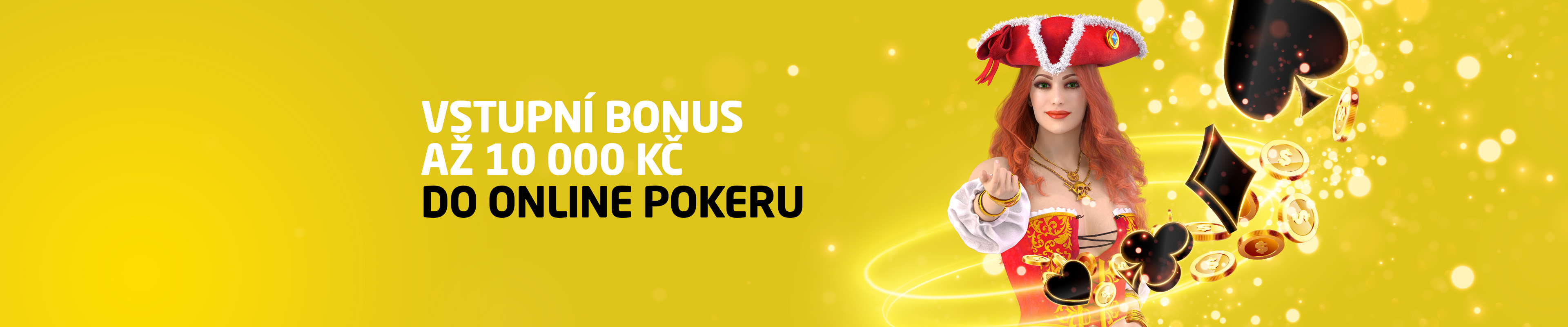 Vstupní poker bonus až 10 000Kč
